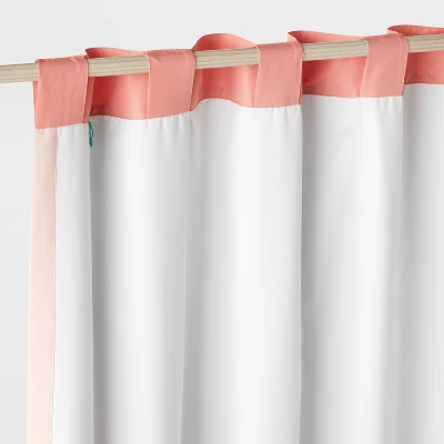84" Tonal Blackout Window Kids' Panel Pink - Pillowfort™ 4 84" Tonal Blackout Window Kids' Panel Pink - Pillowfort™ - Image 4