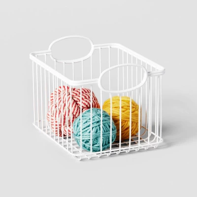 Stackable Kids' Storage Wire Bin - Pillowfort™ 2 Stackable Kids' Storage Wire Bin - Pillowfort™ - Image 2