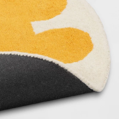 54" Sunshine Wool Kids' Rug Round - Pillowfort™ 2 54" Sunshine Wool Kids' Rug Round - Pillowfort™ - Image 2