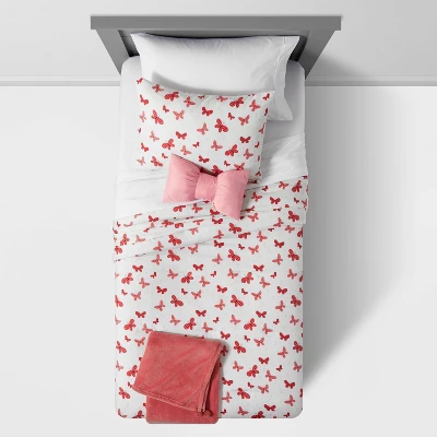Butterfly Value Multi-Piece Kids' Bedding Set Rose - Pillowfort™ 2 Butterfly Value Multi-Piece Kids' Bedding Set Rose - Pillowfort™ - Image 2