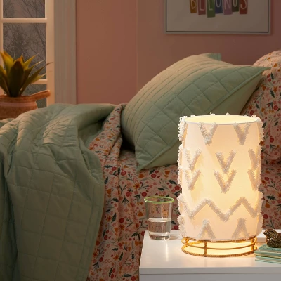 Boho Rattan Cylinder Kids' Nightlight - Pillowfort™ 2 Boho Rattan Cylinder Kids' Nightlight - Pillowfort™ - Image 2