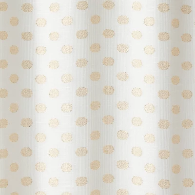 42"W X 84"L Clipped Dotted Kids' Blackout Window Curtain Panel Metallic Gold - Pillowfort™ 2 42"W X 84"L Clipped Dotted Kids' Blackout Window Curtain Panel Metallic Gold - Pillowfort™ - Image 2