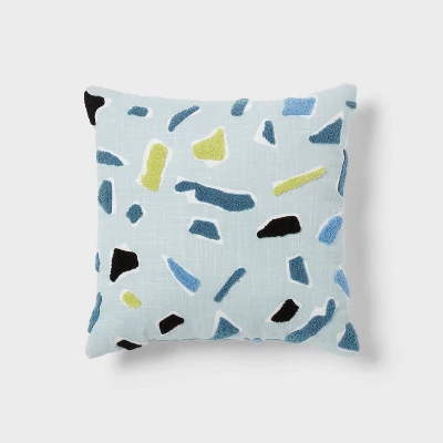 Blue Terrazzo Kids' Decorative Pillow - Pillowfort™ 4 Blue Terrazzo Kids' Decorative Pillow - Pillowfort™ - Image 4