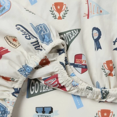 All Star Sports Kids' Cotton Sheet Set - Pillowfort™ 3 All Star Sports Kids' Cotton Sheet Set - Pillowfort™ - Image 3