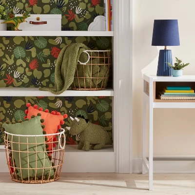 Kids' Woven Basket Natural With White Rim - Pillowfort™ 1 Kids' Woven Basket Natural With White Rim - Pillowfort™