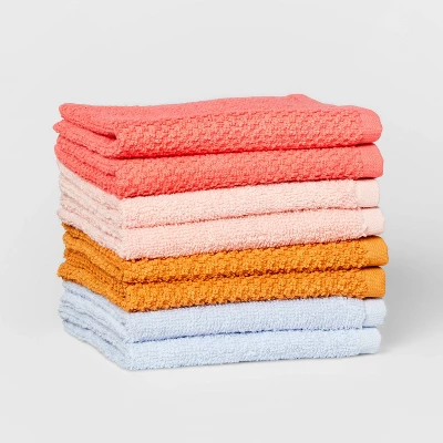 8pc 12"x12" Kids' Washcloth Set - Pillowfort™ 4 8pc 12"x12" Kids' Washcloth Set - Pillowfort™ - Image 4