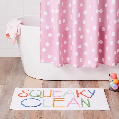 Squeaky Clean Kids' Bath Rug - Pillowfort™ 1 Squeaky Clean Kids' Bath Rug - Pillowfort™