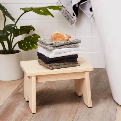 8pc 12"x12" Kids' Washcloth Set Gray - Pillowfort™ 1 8pc 12"x12" Kids' Washcloth Set Gray - Pillowfort™