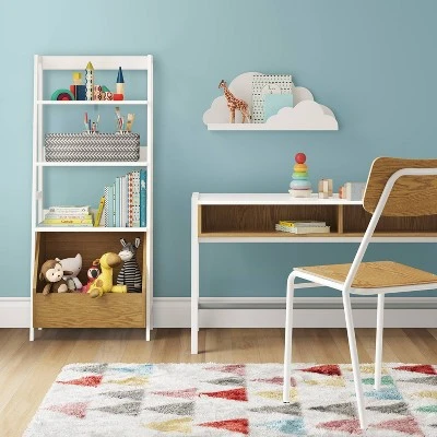 Bly Kids' Bookshelf With Storage White - Pillowfort™ 2 Bly Kids' Bookshelf With Storage White - Pillowfort™ - Image 2