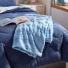 Blue Wave Kids' Plush Throw Blanket - Pillowfort™