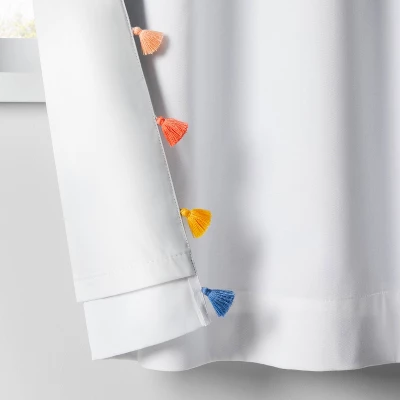 Blackout Tassel Kids' Curtain Panel - Pillowfort™ 3 Blackout Tassel Kids' Curtain Panel - Pillowfort™ - Image 3