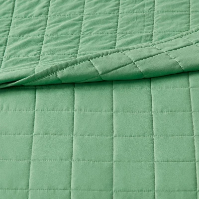 Microfiber Kids' Quilt Light Green - Pillowfort™ 3 Microfiber Kids' Quilt Light Green - Pillowfort™ - Image 3