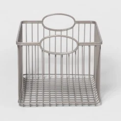 Wire Stackable Kids' Storage Basket Gray - Pillowfort™ 10 Wire Stackable Kids' Storage Basket Gray - Pillowfort™ -Baby House GUEST 31e4c075 94a5 4911 9f31 bffc15647574