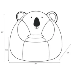 Koala Kids' Bean Bag Chair - Pillowfort™ 9 Koala Kids' Bean Bag Chair - Pillowfort™ -Baby House GUEST 3688780a 0be5 40a4 b824 d6f306089e25