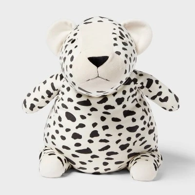 Cheetah Weighted Plush Kids' Throw Pillow Black And White - Pillowfort™ 3 Cheetah Weighted Plush Kids' Throw Pillow Black And White - Pillowfort™ - Image 3