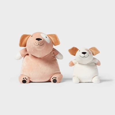 Dog And Baby Weighted Plush Kids' Throw Pillow Brown - Pillowfort™ 3 Dog And Baby Weighted Plush Kids' Throw Pillow Brown - Pillowfort™ - Image 3