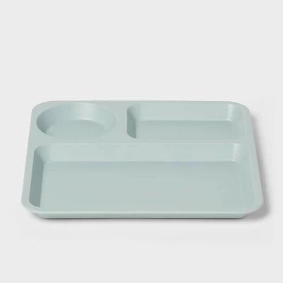 Kids' 6pc 9.5" Plastic Square Divided Plate - Pillowfort™: Microwave & Dishwasher-Safe, Ages 3+ 2 Kids' 6pc 9.5" Plastic Square Divided Plate - Pillowfort™: Microwave & Dishwasher-Safe, Ages 3+ - Image 2