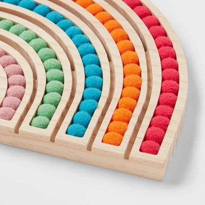Felt Ball Rainbow Kids' Wall Decor - Pillowfort™ 2 Felt Ball Rainbow Kids' Wall Decor - Pillowfort™ - Image 2