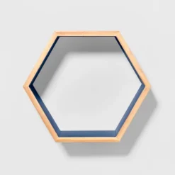 Natural Wood Hexagon Kids' Shelf - Pillowfort™ 11 Natural Wood Hexagon Kids' Shelf - Pillowfort™ -Baby House GUEST 41064ba5 959a 43a8 9f1d 2dbd088b21e5