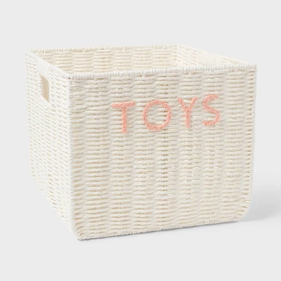 Kids' Large Woven Toys Storage Basket - Pillowfort™ 3 Kids' Large Woven Toys Storage Basket - Pillowfort™ - Image 3