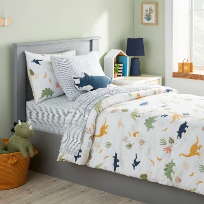 Dinosaur Kids' Bedding Set With Sheets - Pillowfort™ 1 Dinosaur Kids' Bedding Set With Sheets - Pillowfort™