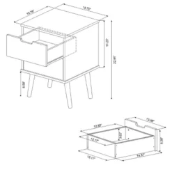 Modern Kids' Nightstand White - Pillowfort™ 13 Modern Kids' Nightstand White - Pillowfort™ -Baby House GUEST 43187505 1f27 4b45 8d32 b1cd213ac469