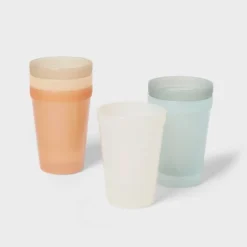 Kids' 15 Fl Oz Plastic Tall Tumbler - Pillowfort™: Microwave & Dishwasher Safe, Set Of 6, Multicolored 5 Kids' 15 Fl Oz Plastic Tall Tumbler - Pillowfort™: Microwave & Dishwasher Safe, Set Of 6, Multicolored -Baby House GUEST 4655072d 4988 4687 b408 c362d8026703