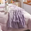 Purple Wave Kids' Plush Throw Blanket - Pillowfort™