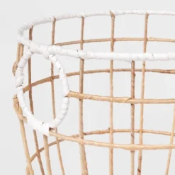 Kids' Woven Basket Natural With White Rim - Pillowfort™ 5 Kids' Woven Basket Natural With White Rim - Pillowfort™ -Baby House GUEST 4a8b5af5 1149 4489 bfc7 6250e6292f95