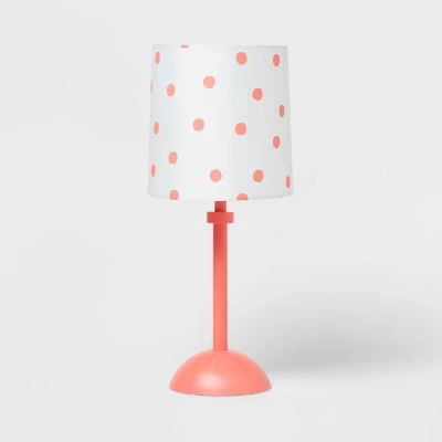 Polka Dot Kids' Accent Lamp Orange - Pillowfort™ 4 Polka Dot Kids' Accent Lamp Orange - Pillowfort™ - Image 4