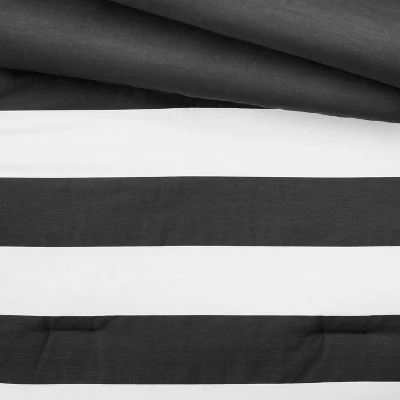 Toddler Rugby Striped Cotton Kids' Comforter - Pillowfort™ 2 Toddler Rugby Striped Cotton Kids' Comforter - Pillowfort™ - Image 2