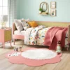 Rattan & Wood Bedside Kids' Cabinet Rose Pink - Pillowfort™