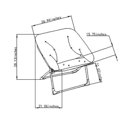 Folding Dish Kids’ Chair - Pillowfort™ 4 Folding Dish Kids’ Chair - Pillowfort™ - Image 4