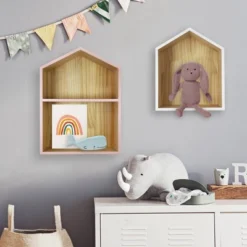 Natural House Kids' Shelf Pink - Pillowfort™: Wooden House Shaped Wall Shelf With Mounting Hardware 5 Natural House Kids' Shelf Pink - Pillowfort™: Wooden House Shaped Wall Shelf With Mounting Hardware -Baby House GUEST 54f9f13c cb43 470c 9cf7 af2d930b8dc3