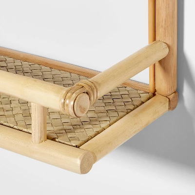 Rattan Arch Leaf Kids' Shelf - Pillowfort™ 4 Rattan Arch Leaf Kids' Shelf - Pillowfort™ - Image 4