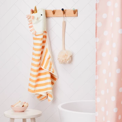 25"x50" Unicorn Kids' Hooded Towel - Pillowfort™ 1 25"x50" Unicorn Kids' Hooded Towel - Pillowfort™