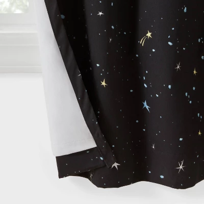 42"W X 84"L Space Kid's Blackout Window Curtain Panel - Pillowfort™ 3 42"W X 84"L Space Kid's Blackout Window Curtain Panel - Pillowfort™ - Image 3