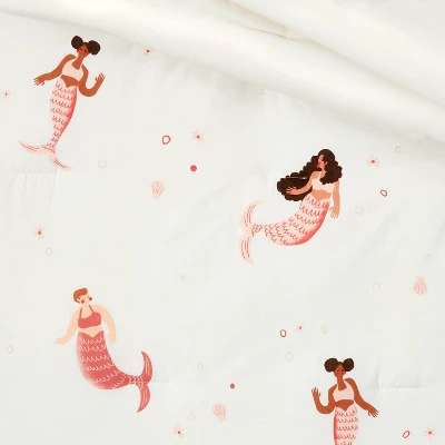 Toddler Mermaid Cotton Kids' Comforter - Pillowfort™ 2 Toddler Mermaid Cotton Kids' Comforter - Pillowfort™ - Image 2