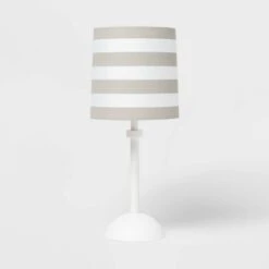 Striped Kids' Accent Lamp Gray - Pillowfort™ 8 Striped Kids' Accent Lamp Gray - Pillowfort™ -Baby House GUEST 5ccdc555 0a09 42f6 aac2 91cbf842878a