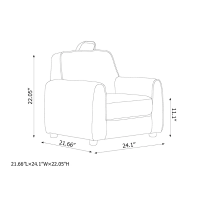 Upholstered Kids’ Chair - Pillowfort™ 5 Upholstered Kids’ Chair - Pillowfort™ - Image 5
