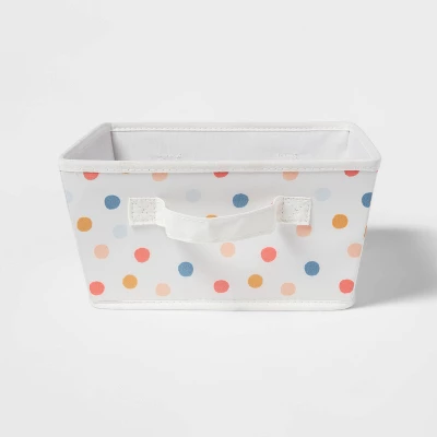 Polka Dot Kids' Fabric Bin - Pillowfort™ 3 Polka Dot Kids' Fabric Bin - Pillowfort™ - Image 3