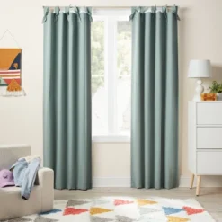 Featured Products 5 Blackout Tie Top Embellished Kids' Panel With Ties - Pillowfort™