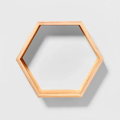 Natural Wood Hexagon Kids' Shelf - Pillowfort™ 5 Natural Wood Hexagon Kids' Shelf - Pillowfort™ - Image 5