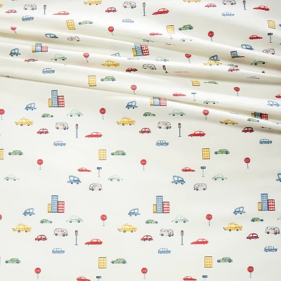 City Cars Cotton Kids' Sheet Set - Pillowfort™ 3 City Cars Cotton Kids' Sheet Set - Pillowfort™ - Image 3