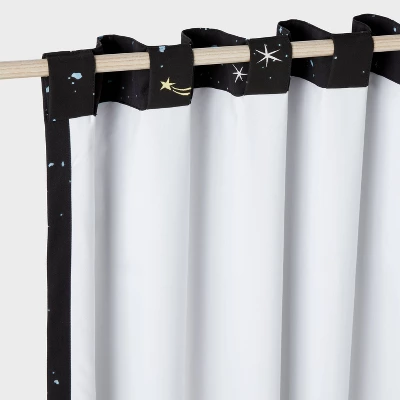 42"W X 84"L Space Kid's Blackout Window Curtain Panel - Pillowfort™ 4 42"W X 84"L Space Kid's Blackout Window Curtain Panel - Pillowfort™ - Image 4