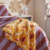 Knit Flower Kids' Throw Blanket - Pillowfort™