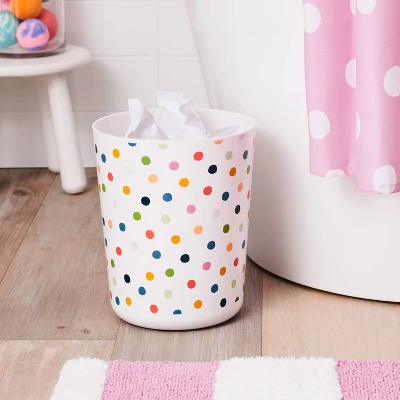Dot Kids' Bathroom Wastebasket - Pillowfort™ 1 Dot Kids' Bathroom Wastebasket - Pillowfort™