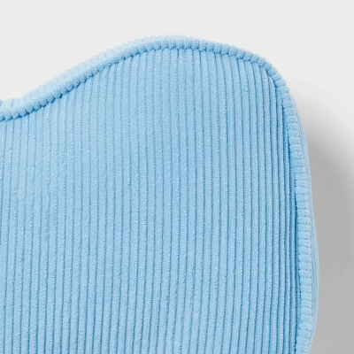 Blue Wave Corduroy Kids' Decorative Pillow - Pillowfort™ 3 Blue Wave Corduroy Kids' Decorative Pillow - Pillowfort™ - Image 3