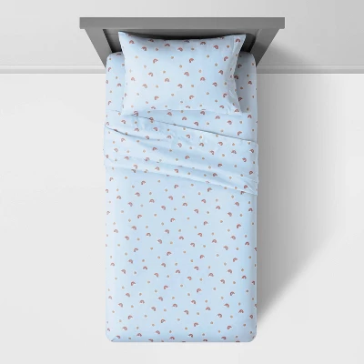 Rainbow Microfiber Kids' Sheet Set Scatter - Pillowfort™ 2 Rainbow Microfiber Kids' Sheet Set Scatter - Pillowfort™ - Image 2