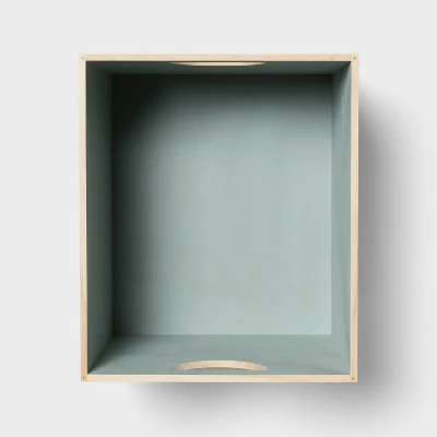 Large Stackable Kids' Wood Bin - Pillowfort™ 2 Large Stackable Kids' Wood Bin - Pillowfort™ - Image 2